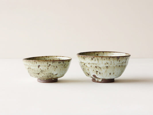 黒陶 ワラ灰釉 茶碗 波佐見焼 小