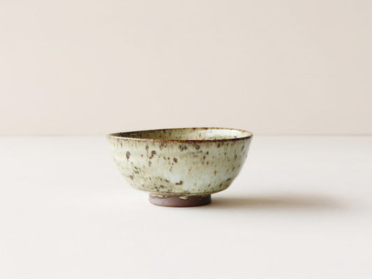 黒陶 ワラ灰釉 茶碗 波佐見焼 大