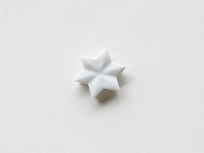 麻の葉 箸置き 有田焼 ホワイト