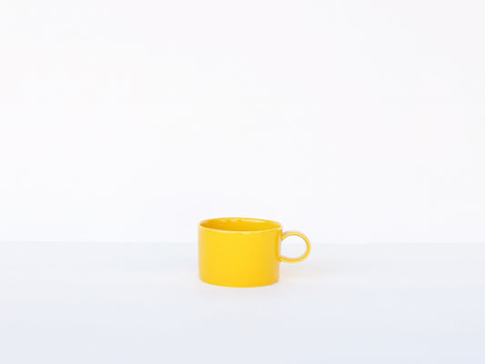 色釉 ネスティングハンドルマグ 有田焼 イエロー