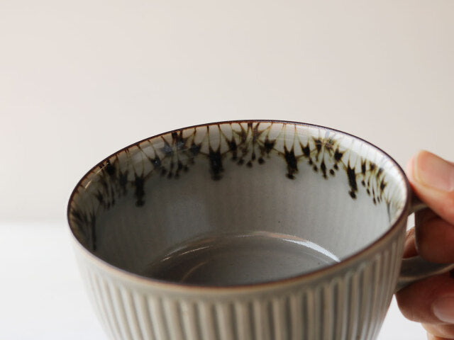 ダスマクフラワー(グレー)スープマグ