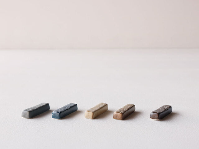 シャビラック 箸置き 波佐見焼 グレー