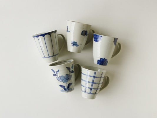 染付 マグカップ 波佐見焼 雲絵（くもえ）